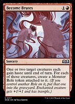 Matte Finish Wilds of Eldraine Become Brutes ( #317 )
