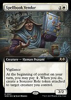 Matte Finish Wilds of Eldraine Spellbook Vendor ( #327 )