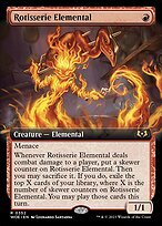 Matte Finish Wilds of Eldraine Rotisserie Elemental ( #352 )