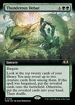 Matte Finish Wilds of Eldraine Thunderous Debut ( #359 )