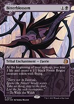 Glossy Finish Wilds of Eldraine: Enchanting Tales Bitterblossom ( #27 )