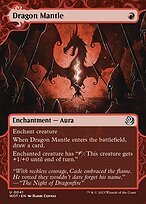 Glossy Finish Wilds of Eldraine: Enchanting Tales Dragon Mantle ( #41 )