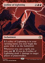 Glossy Finish Wilds of Eldraine: Enchanting Tales Leyline of Lightning ( #45 )