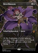 Glossy Finish Wilds of Eldraine: Enchanting Tales Bitterblossom ( #72 )