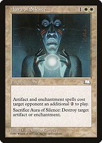 Matte Finish Weatherlight Aura of Silence ( #7 )