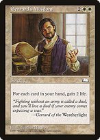 Matte Finish Weatherlight Gerrard's Wisdom ( #15 )