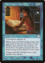 Matte Finish Weatherlight Ancestral Knowledge ( #32 )