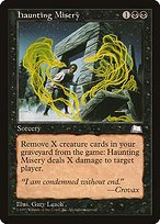 Matte Finish Weatherlight Haunting Misery ( #71 )