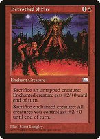Matte Finish Weatherlight Betrothed of Fire ( #89 )