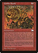 Matte Finish Weatherlight Goblin Bomb ( #103 )