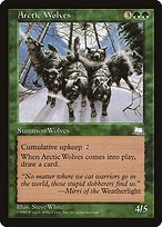 Matte Finish Weatherlight Arctic Wolves ( #118 )
