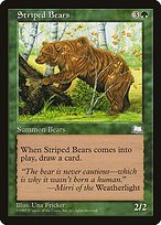 Matte Finish Weatherlight Striped Bears ( #140 )