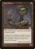 Matte Finish Weatherlight Steel Golem ( #157 )