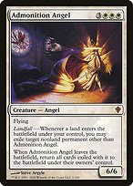 Matte Finish Worldwake Admonition Angel ( #1 )