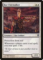 Matte Finish Worldwake Kor Firewalker ( #11 )