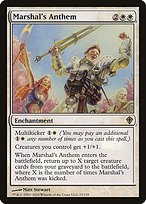 Matte Finish Worldwake Marshal's Anthem ( #15 )