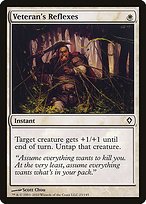 Matte Finish Worldwake Veteran's Reflexes ( #23 )