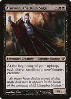 Matte Finish Worldwake Anowon, the Ruin Sage ( #49 )