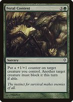 Matte Finish Worldwake Feral Contest ( #100 )