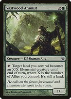 Matte Finish Worldwake Vastwood Animist ( #116 )