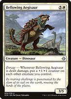 Matte Finish Ixalan Bellowing Aegisaur ( #4 )