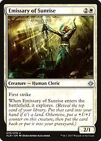 Matte Finish Ixalan Emissary of Sunrise ( #10 )