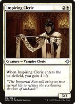 Matte Finish Ixalan Inspiring Cleric ( #16 )