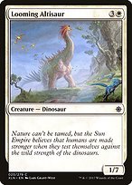 Matte Finish Ixalan Looming Altisaur ( #23 )