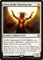 Matte Finish Ixalan Priest of the Wakening Sun ( #27 )
