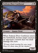 Matte Finish Ixalan Fathom Fleet Cutthroat ( #107 )