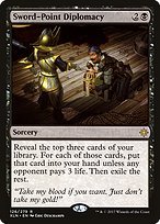 Matte Finish Ixalan Sword-Point Diplomacy ( #126 )