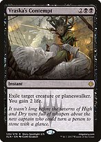 Matte Finish Ixalan Vraska's Contempt ( #129 )