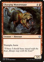 Matte Finish Ixalan Charging Monstrosaur ( #138 )