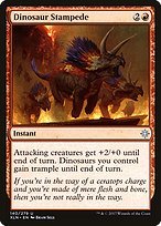 Matte Finish Ixalan Dinosaur Stampede ( #140 )