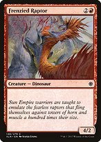 Matte Finish Ixalan Frenzied Raptor ( #146 )