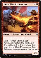 Matte Finish Ixalan Storm Fleet Pyromancer ( #163 )