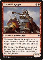Matte Finish Ixalan Tilonalli's Knight ( #169 )