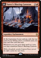 Matte Finish Ixalan Vance's Blasting Cannons // Spitfire Bastion ( #173 )