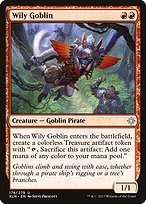 Matte Finish Ixalan Wily Goblin ( #174 )