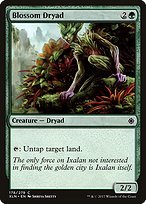 Matte Finish Ixalan Blossom Dryad ( #178 )