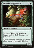 Matte Finish Ixalan Ravenous Daggertooth ( #202 )