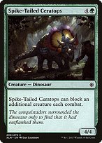 Matte Finish Ixalan Spike-Tailed Ceratops ( #209 )