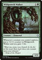 Matte Finish Ixalan Wildgrowth Walker ( #216 )