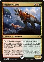 Matte Finish Ixalan Regisaur Alpha ( #227 )
