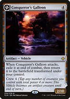 Matte Finish Ixalan Conqueror's Galleon // Conqueror's Foothold ( #234 )