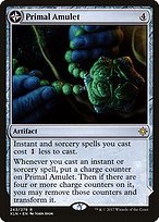 Matte Finish Ixalan Primal Amulet // Primal Wellspring ( #243 )