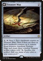 Matte Finish Ixalan Treasure Map // Treasure Cove ( #250 )
