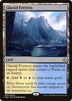 Matte Finish Ixalan Glacial Fortress ( #255 )