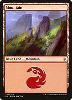 Matte Finish Ixalan Mountain ( #275 )