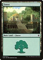 Matte Finish Ixalan Forest ( #276 )
